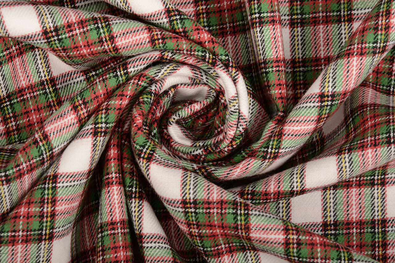 100% Cotton Flannel Checks 5 100% Cotton Flannel Checks 5