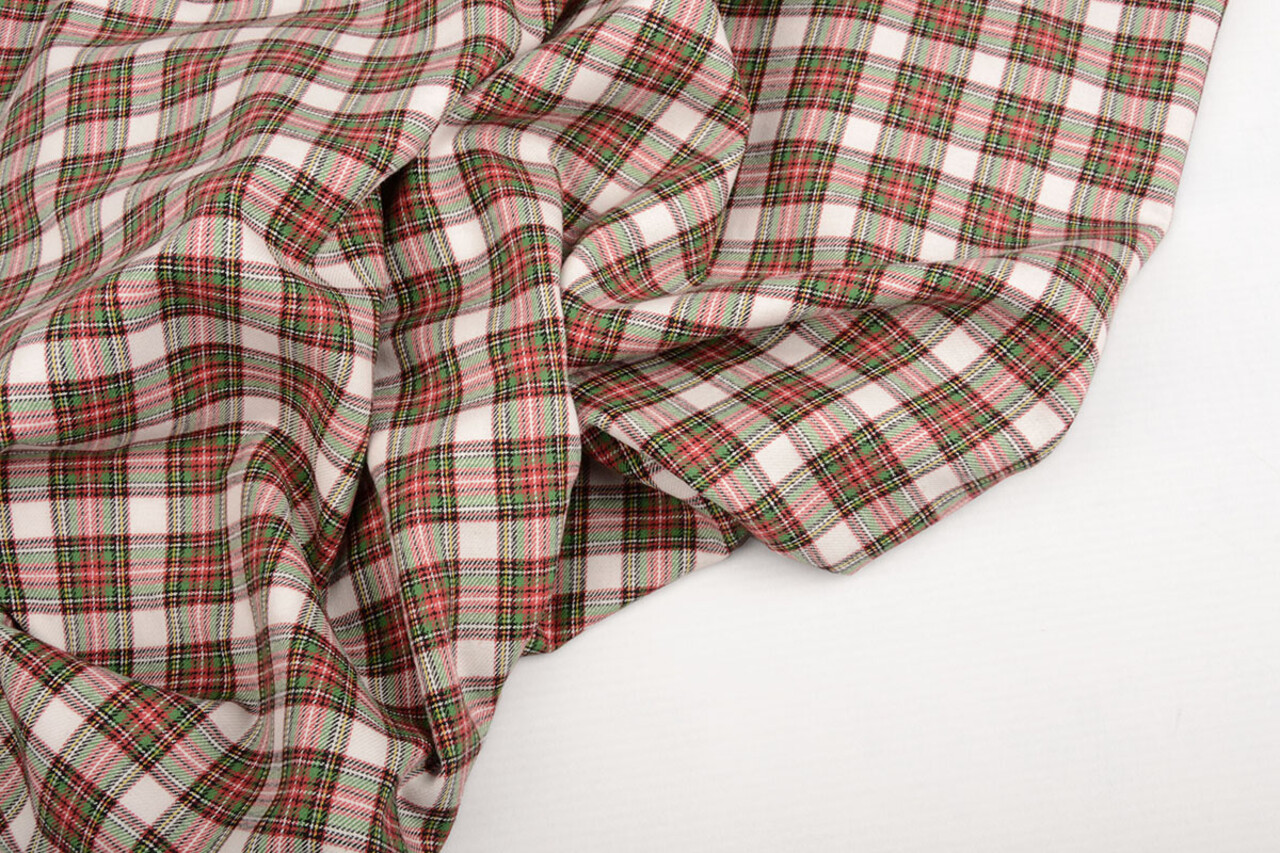 100% Cotone Flanella Quadretti 5 100% Cotone Flanella Quadretti 5