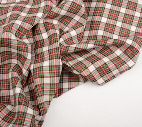 100% Cotone Flanella Quadretti 5 100% Cotone Flanella Quadretti 5