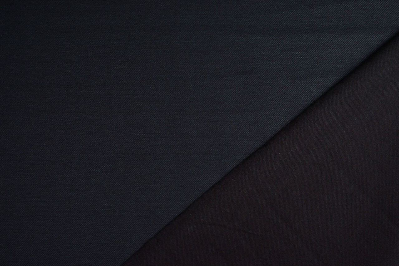 Jersey Stretch Denim Navy Blau Jersey Stretch Denim Navy Blau