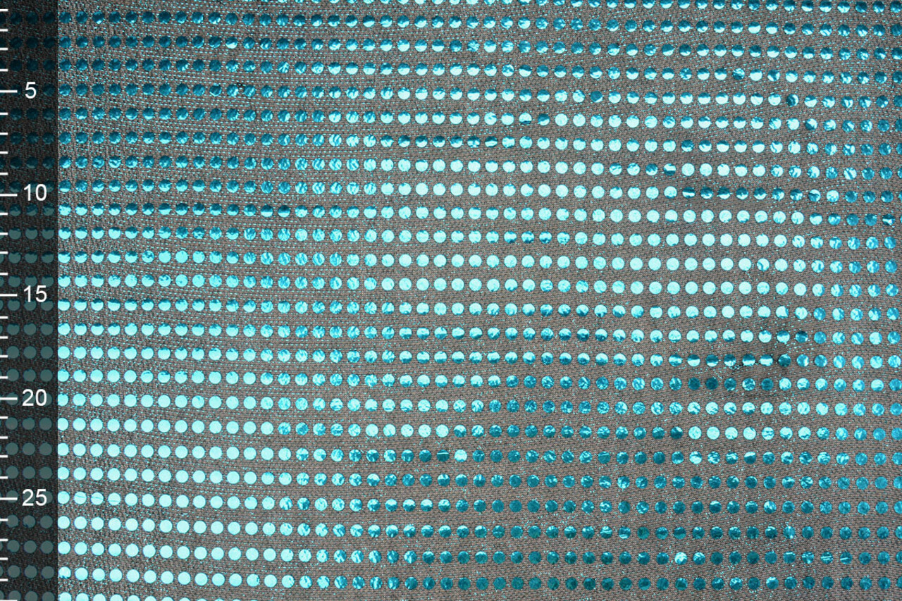 Pailletten auf Lurex Dunkelaqua