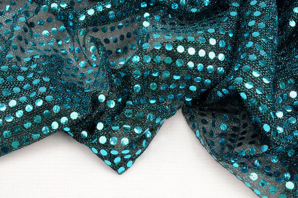 Paillettes su Lurex Acqua Scura Paillettes su Lurex Acqua Scura