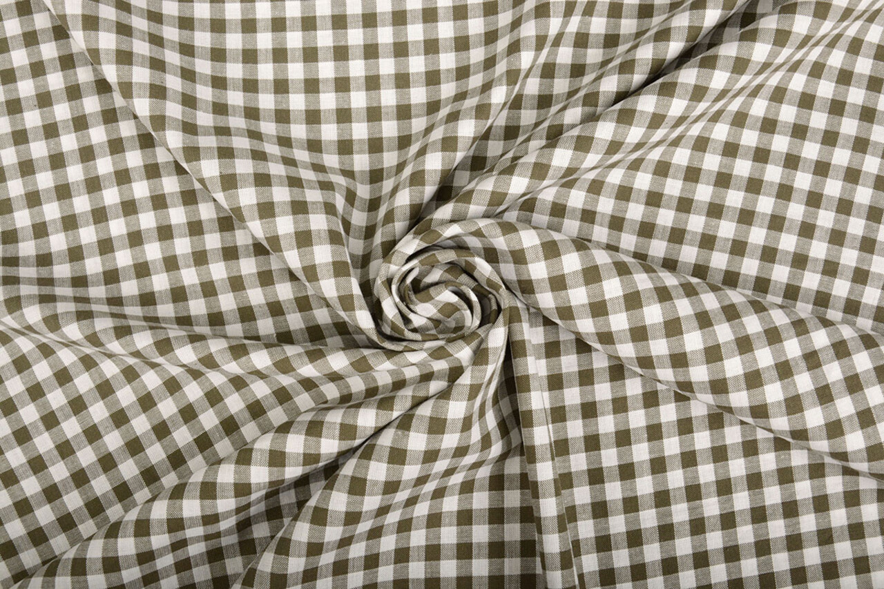Bauern Karo 8 mm Dunkelkhaki