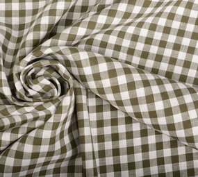 Boerenbont Ruit 8 mm Donker Kaki Boerenbont Ruit 8 mm Donker Kaki