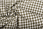 Gingham Check 8 mm Dark Khaki