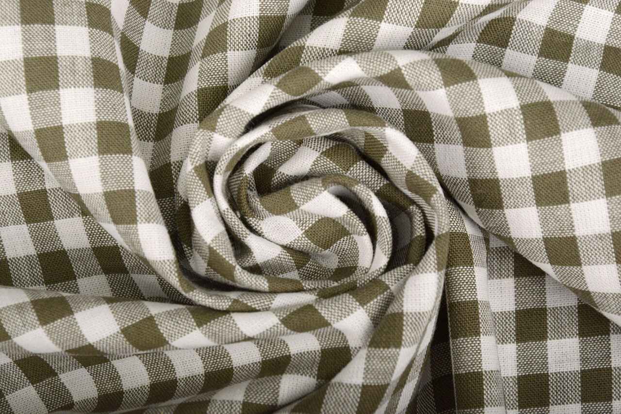 Bauern Karo 8 mm Dunkelkhaki