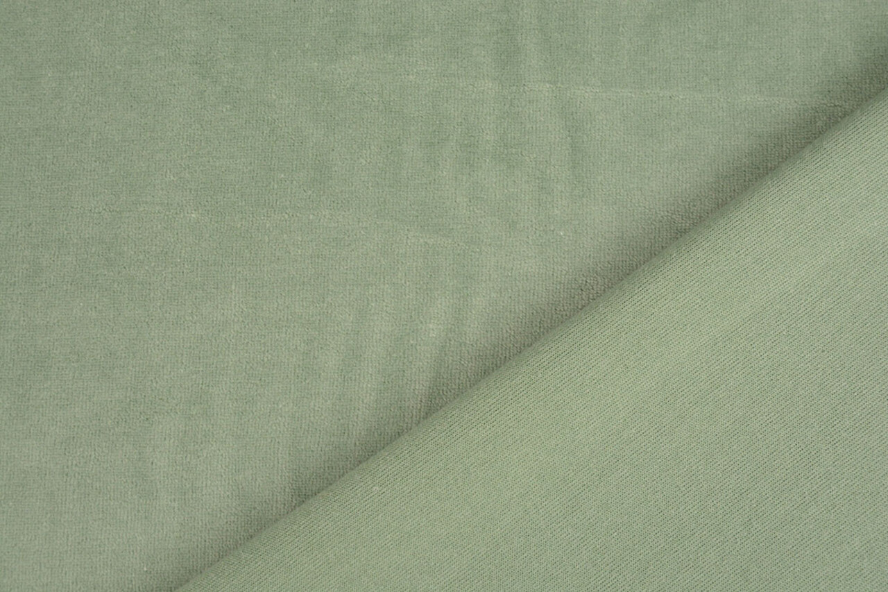 Nicky Velours Oud Groen