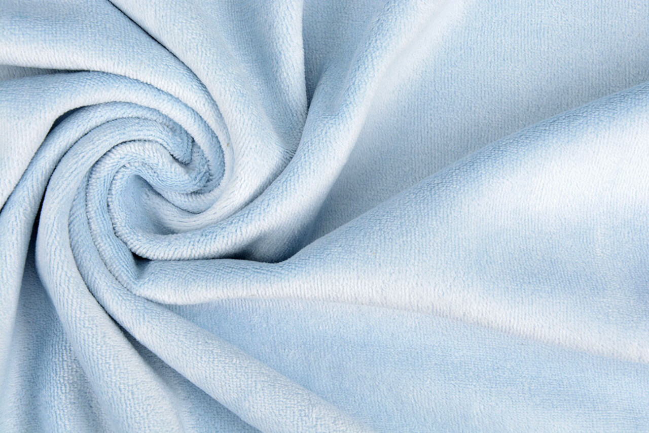 Nicky Velours Baby Blauw