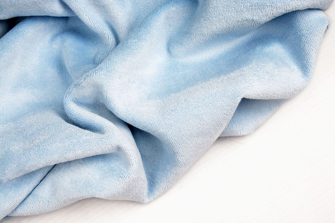 Nicky Velours Baby Blauw