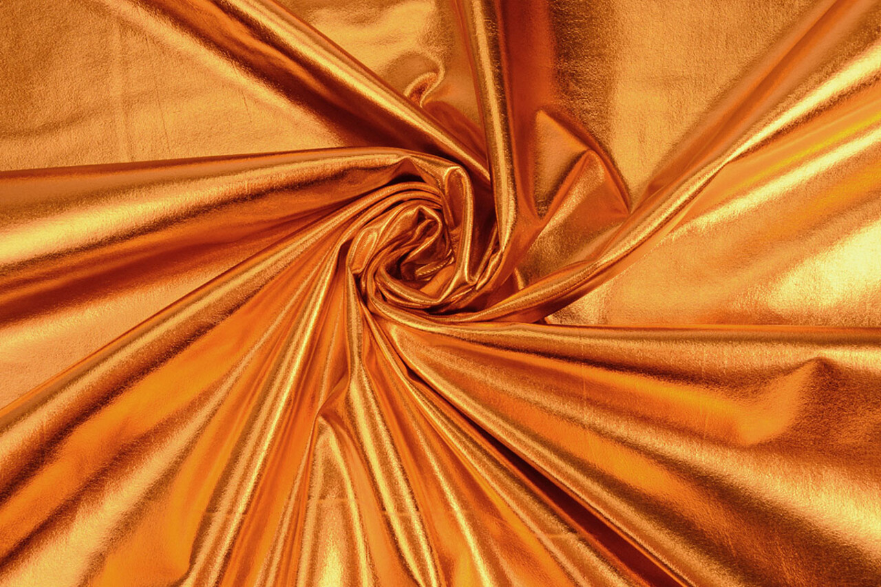 Folienjersey Orange-Brique Folienjersey Orange-Brique