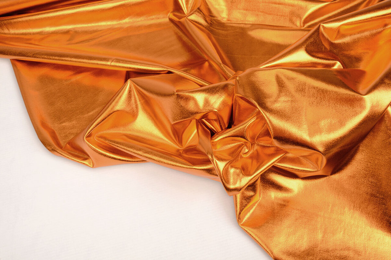 Folienjersey Orange-Brique Folienjersey Orange-Brique