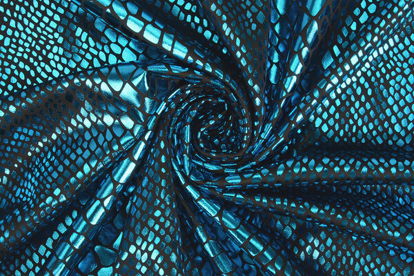 Lamé Stampa Serpente Acqua Lamé Stampa Serpente Acqua