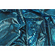 Lamé Imprimé Serpent Aqua