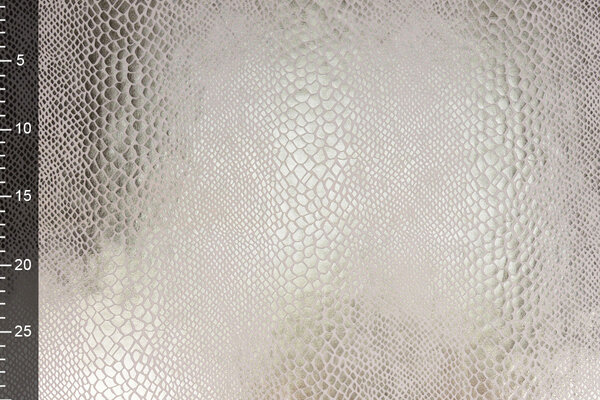 Lamé Schlangenprint Silber Lamé Schlangenprint Silber