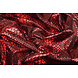 Lamé Stampa Serpente Rosso