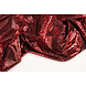 Lamé Estampado de Serpiente Rojo