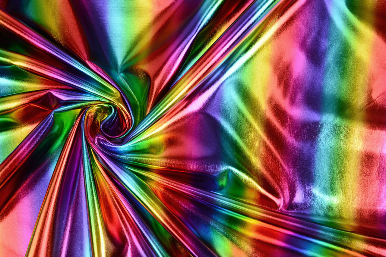 Folienjersey Regenbogen Schmal