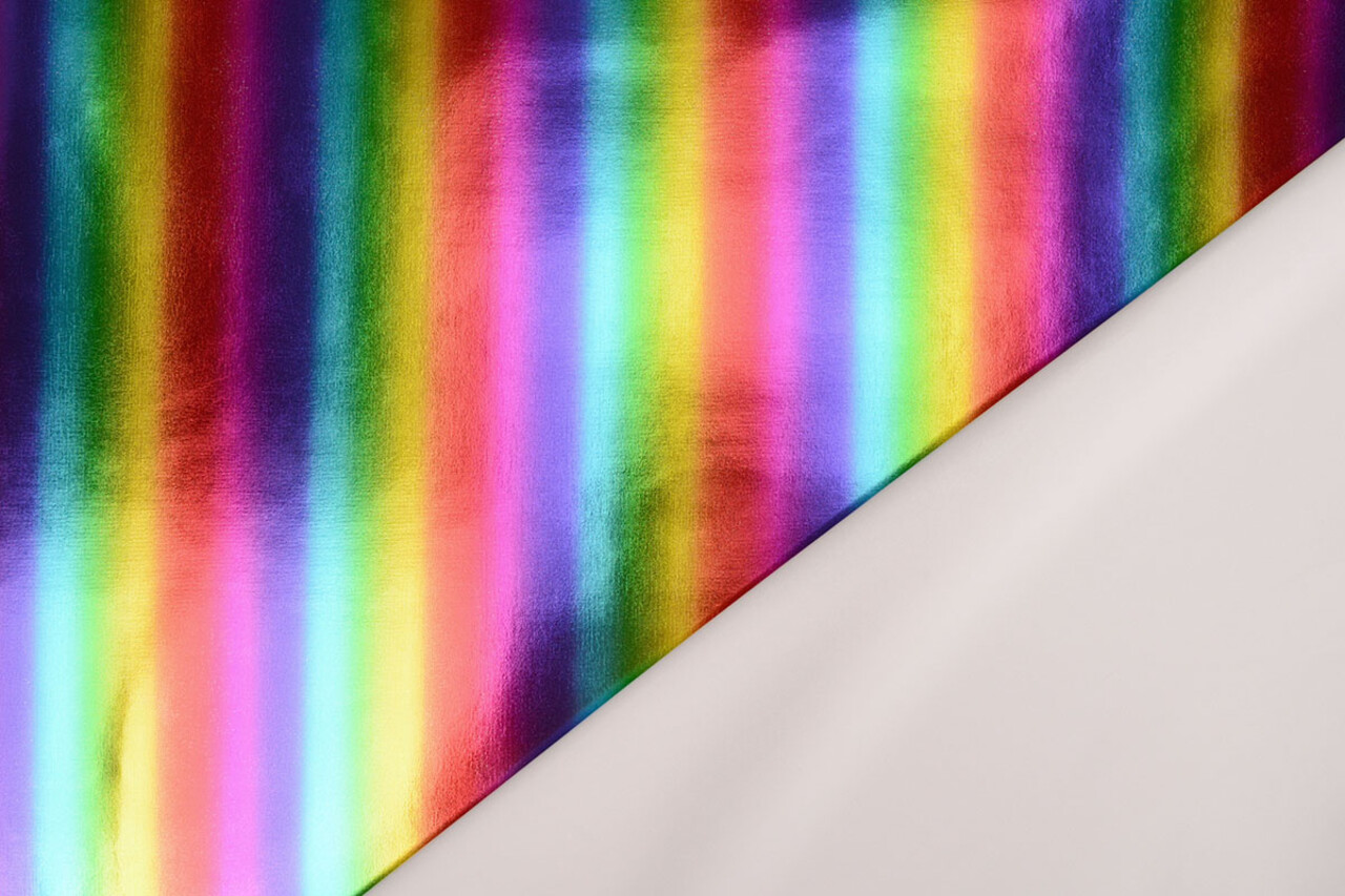 Folienjersey Regenbogen Schmal