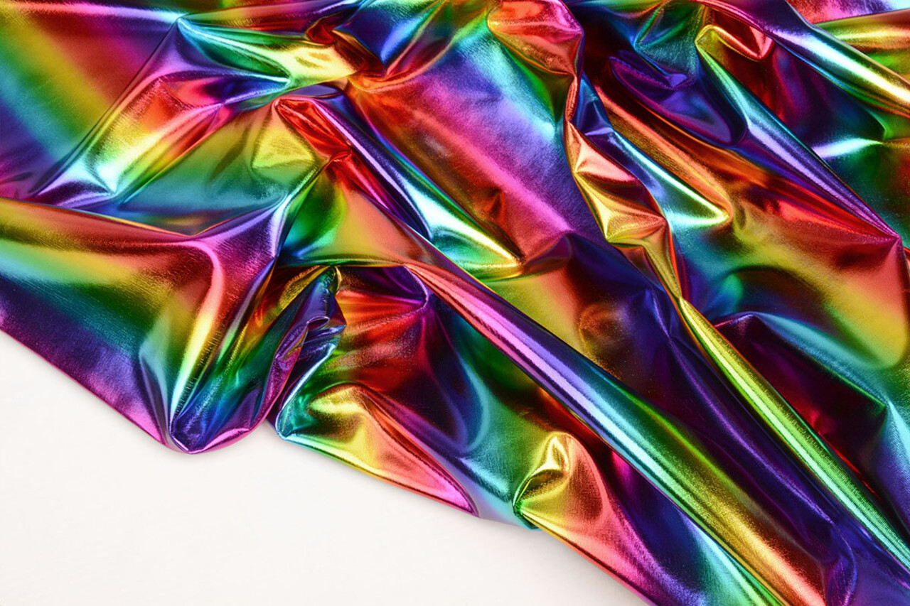 Folienjersey Regenbogen Schmal