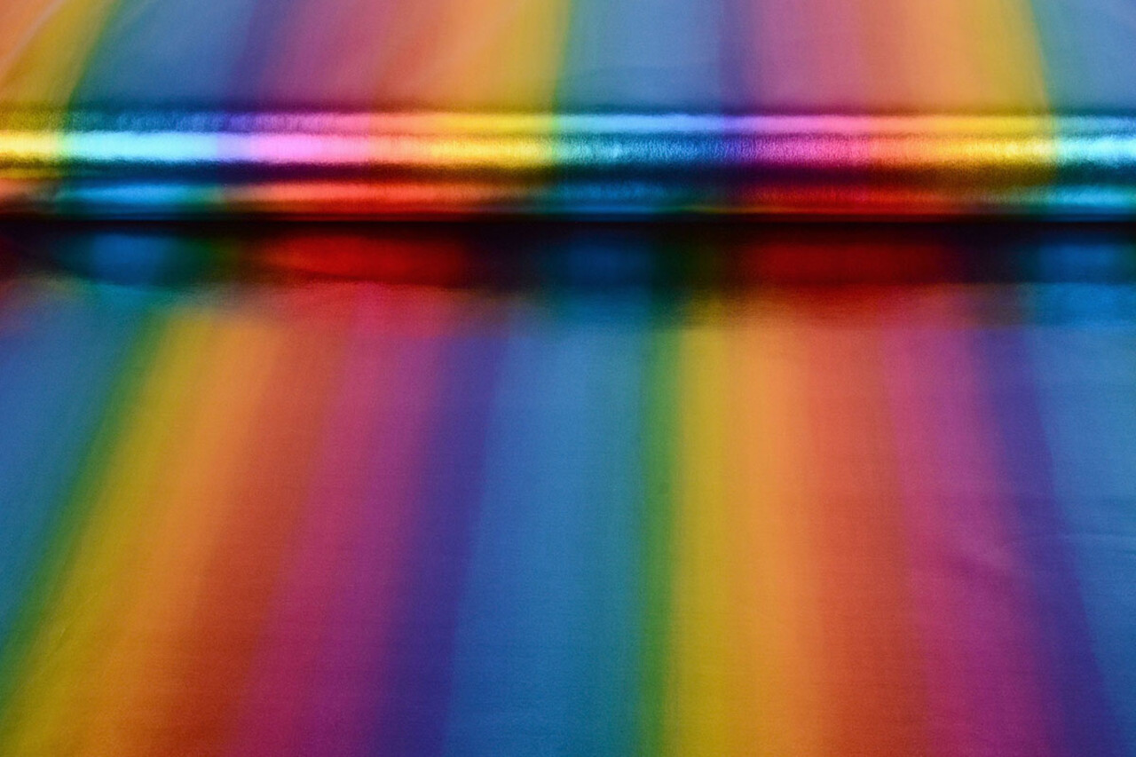 Lamé Regenboog Breed