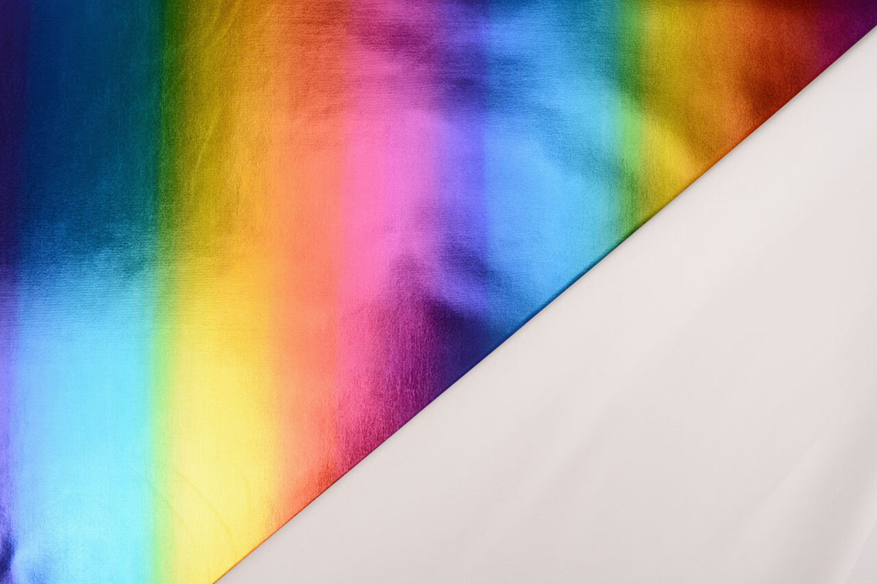 Lamé Regenboog Breed