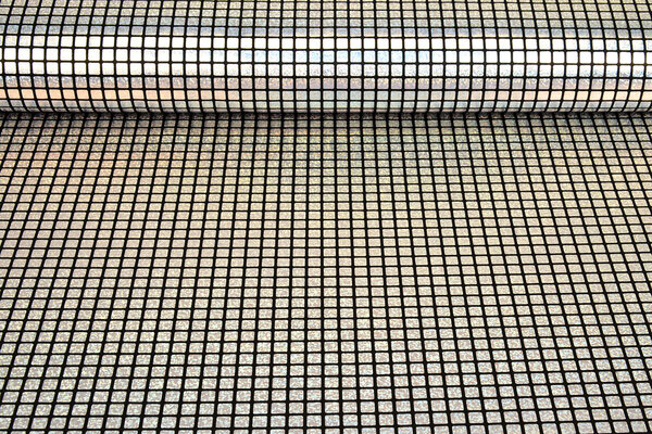 Folienjersey Karo Silber