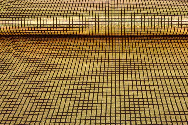 Lamé Cuadritos Dorado Lamé Cuadritos Dorado