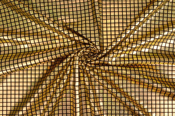 Lamé Quadretti Oro Lamé Quadretti Oro