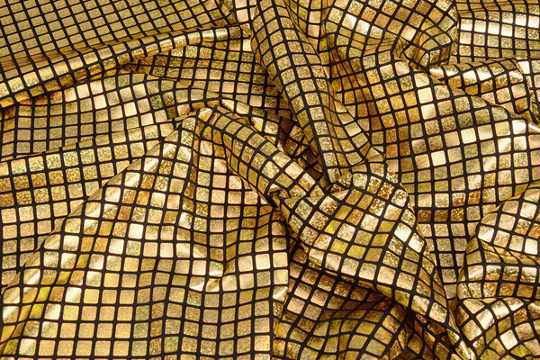Lamé Quadretti Oro Lamé Quadretti Oro