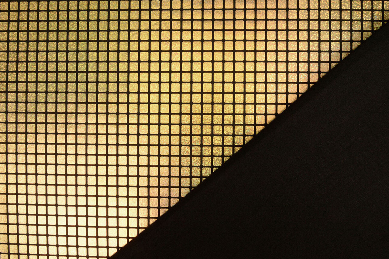 Lamé Carreaux Or Lamé Carreaux Or