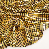 Lamé Cuadritos Dorado Lamé Cuadritos Dorado