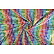 Lamé Arc-en-Ciel Carreaux Blanc 1