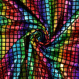Lamé Arcobaleno Quadretti Nero 2 Lamé Arcobaleno Quadretti Nero 2