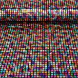 Lamé Regenbogen Karo Multi 3 Lamé Regenbogen Karo Multi 3