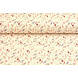 Oeko-Tex® Ripp Jersey Blumen Aelan Creme Oeko-Tex® Ripp Jersey Blumen Aelan Creme