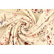 Oeko-Tex® Côtelé Jersey Fleurs Aelan Crème Oeko-Tex® Côtelé Jersey Fleurs Aelan Crème