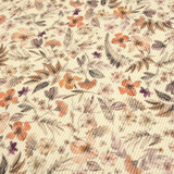 Oeko-Tex®  Rib Jersey Flowers Lexia Creme