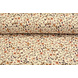 Oeko-Tex® Côtelé Jersey Fleurs Lexia Crème Oeko-Tex® Côtelé Jersey Fleurs Lexia Crème
