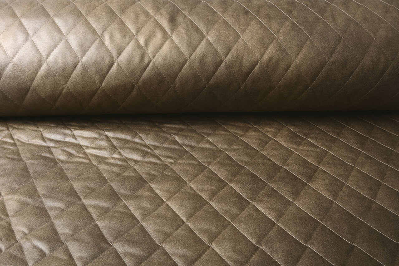 Matelassé Alcantara Daim Taupe Matelassé Alcantara Daim Taupe