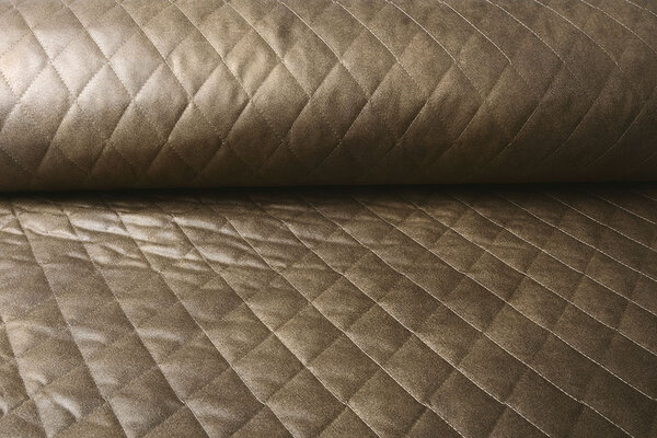 Quilted Alcantara Suede Taupe Quilted Alcantara Suede Taupe