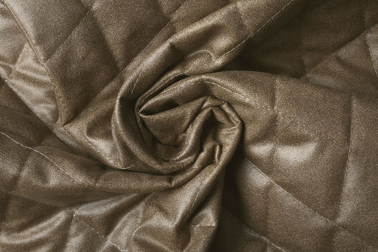 Gesteppter Alcantara Suedine Taupe Gesteppter Alcantara Suedine Taupe