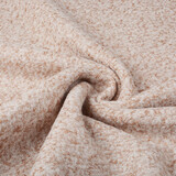 Tessuto di Lana a Maglia Lanoso Marrone Beige