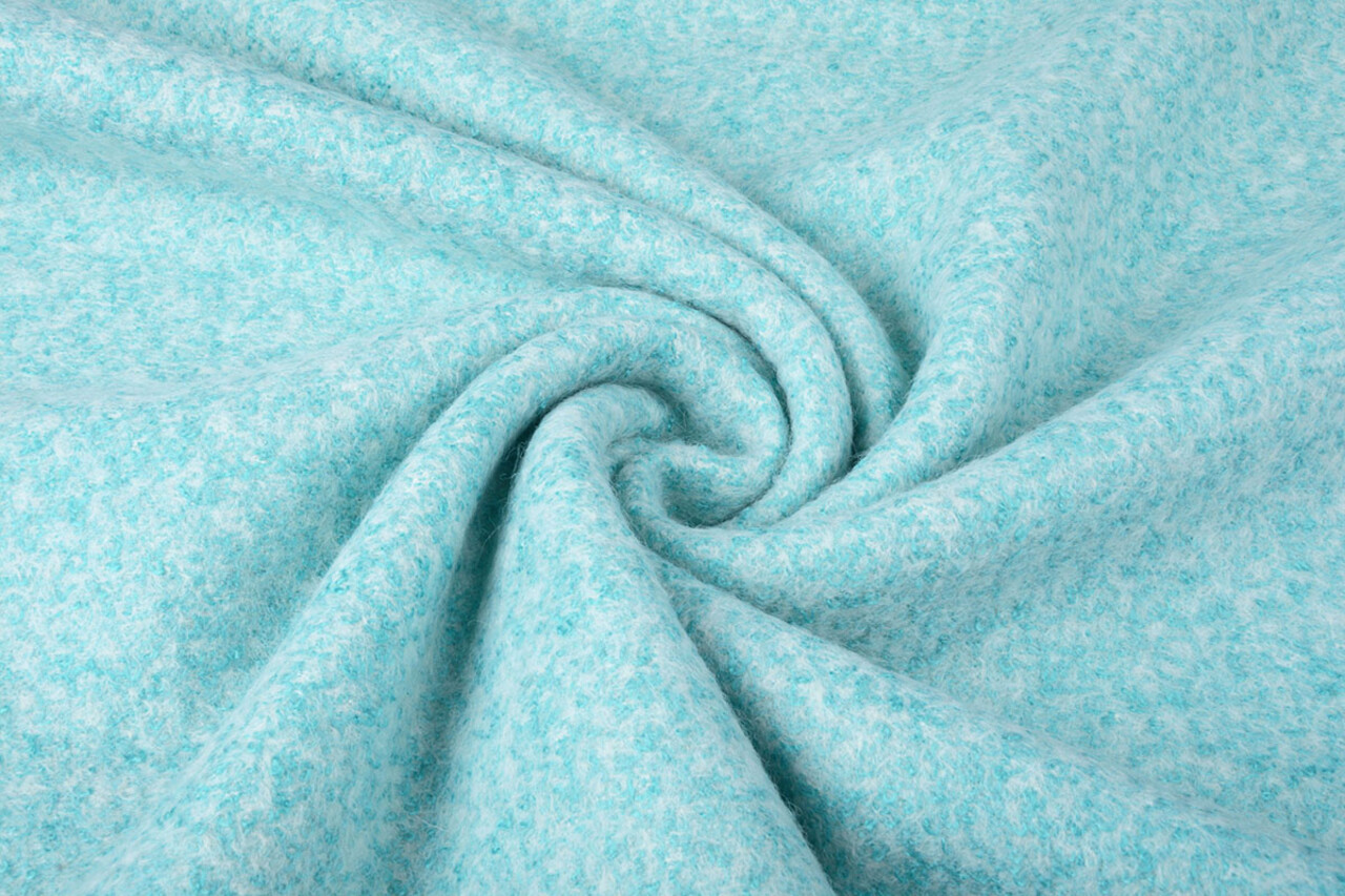 Knitted Woolen fabric Lanoso Aqua