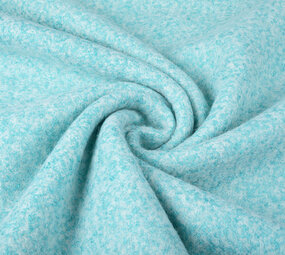 Gestrickter Wollstoff Lanoso Aqua