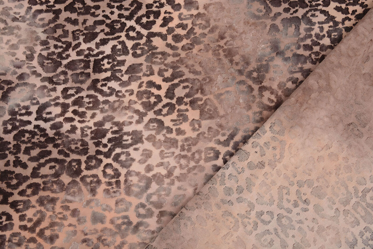 Oeko-Tex®  Tricot Viscose Tie Dye Luipaard