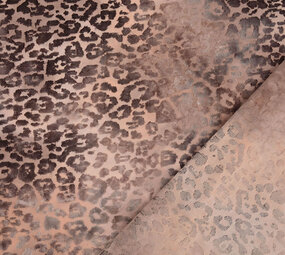 Oeko-Tex®  Tricot Viscose Tie Dye Luipaard Oeko-Tex®  Tricot Viscose Tie Dye Luipaard