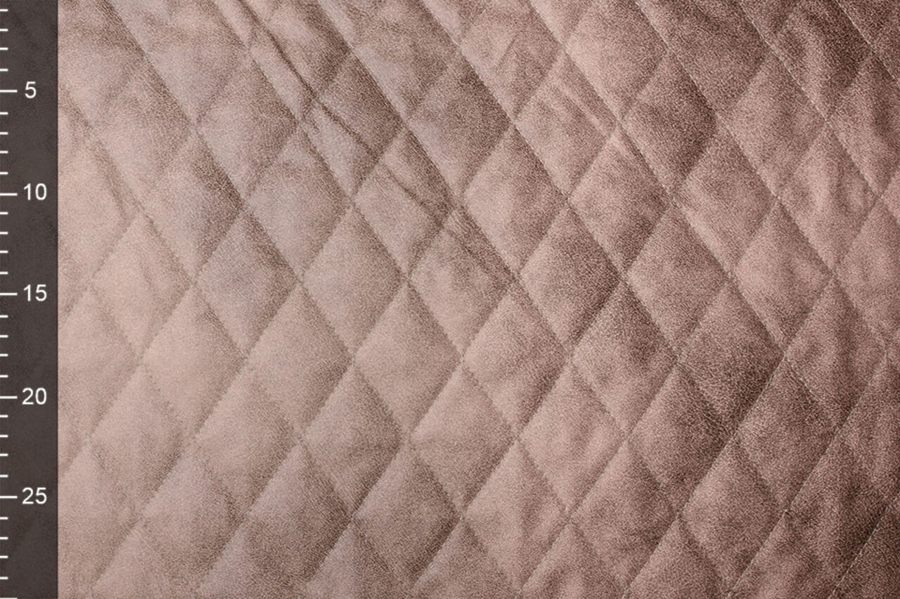 Matelassé Alcantara Daim Rose Poudré