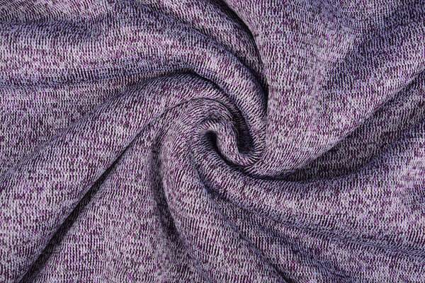 Sweatstoff Gestrickt, Bunt Melange Lila Sweatstoff Gestrickt, Bunt Melange Lila