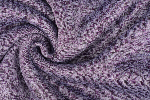 Sweatstoff Gestrickt, Bunt Melange Lila Sweatstoff Gestrickt, Bunt Melange Lila