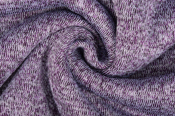 Sweatstoff Gestrickt, Bunt Melange Lila Sweatstoff Gestrickt, Bunt Melange Lila